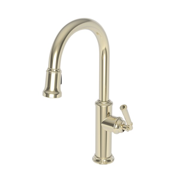 Newport Brass Pull-Down Kitchen Faucet in French Gold (Pvd) 3210-5103-24A - main